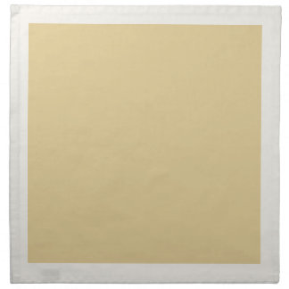 Off-White and Dark Beige Napkins