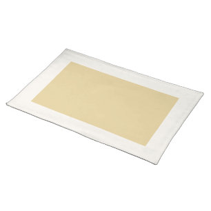 Off-White and Dark Beige Placemat