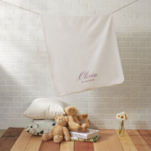 off-white, milk white, warm white  baby blanket