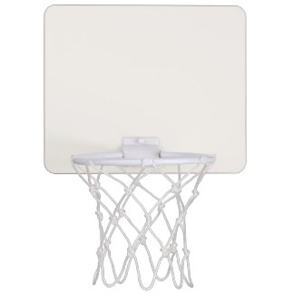 off-white, milk white, warm white  mini basketball hoop