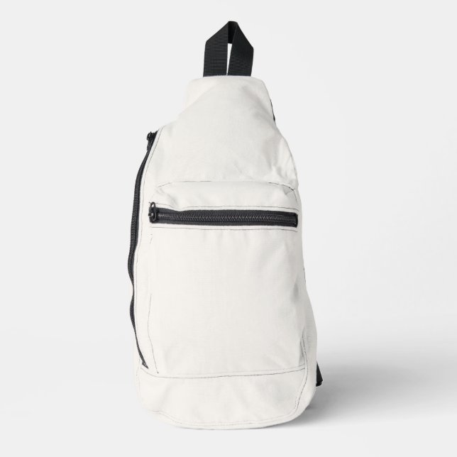 off-white, milk white, warm white  sling bag (Front)