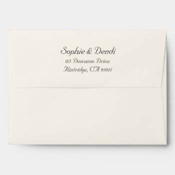 Off White Wedding Envelopes by SimplyInvite at Zazzle