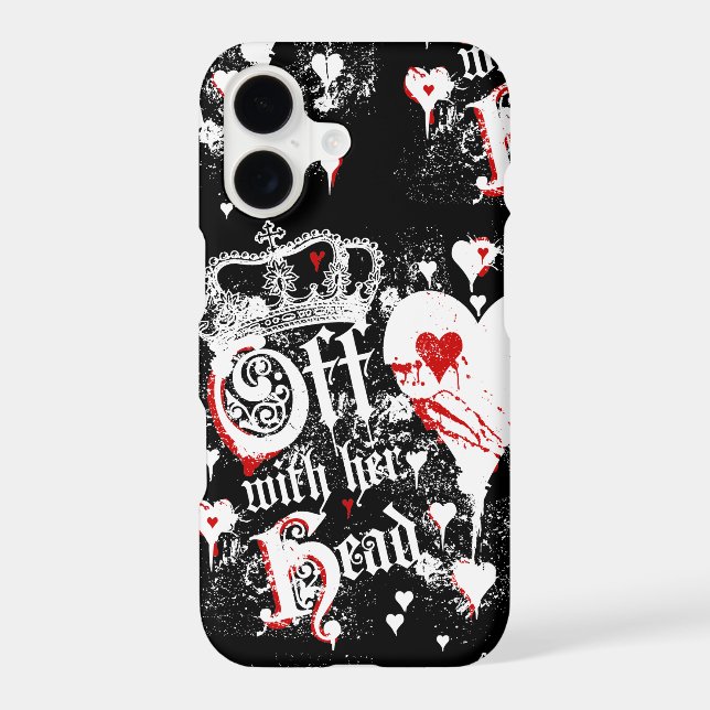 Off With Her Head Iphone Case (Back)