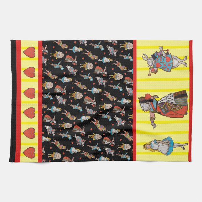 Off with her head!  kitchen towel (Horizontal)