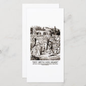 Off With Her Head Wonderland Alice Queen Quote (Front/Back)