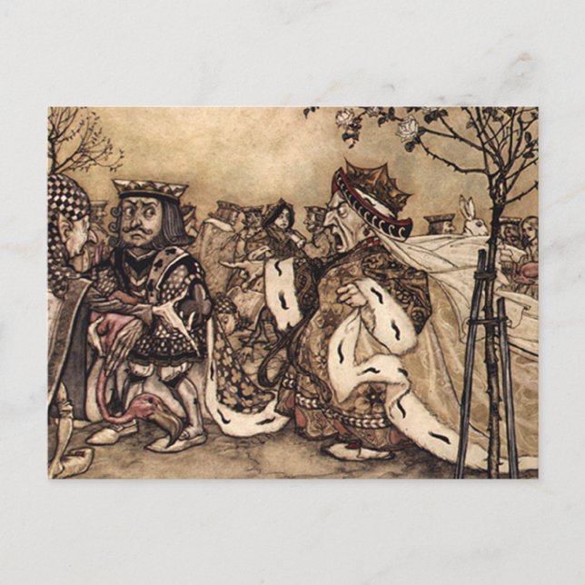 Off with his head! postcard (Front)