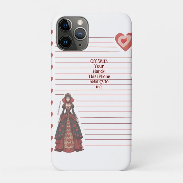 Off with your Hands! Queen of Hearts Case-Mate iPhone Case (Back)