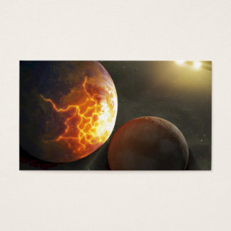 Off-World Planetary Crash Illustration