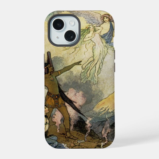Off, ye icy Spirits, Fly Iphone Case (Back)