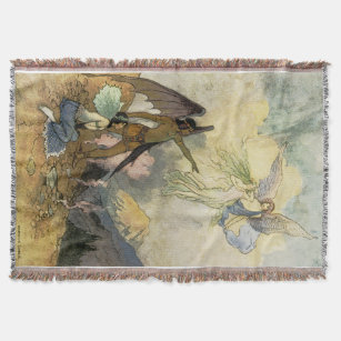 Off, Ye Icy Spirits, Fly Throw Blanket