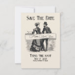 Offbeat Wedding Save The Date, Victorian Save The Date at Zazzle