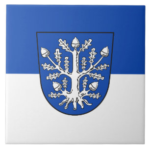 Offenbach Main flag city symbol germany town Ceramic Tile