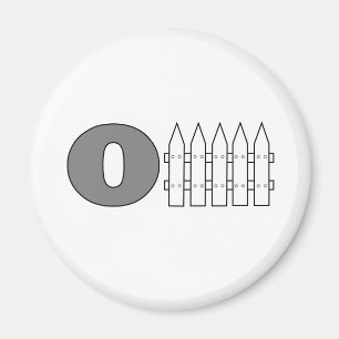 Offense (O Fence) Magnet
