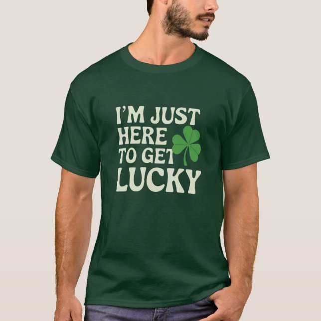 Offensive Irish get lucky t-shirt (Front)