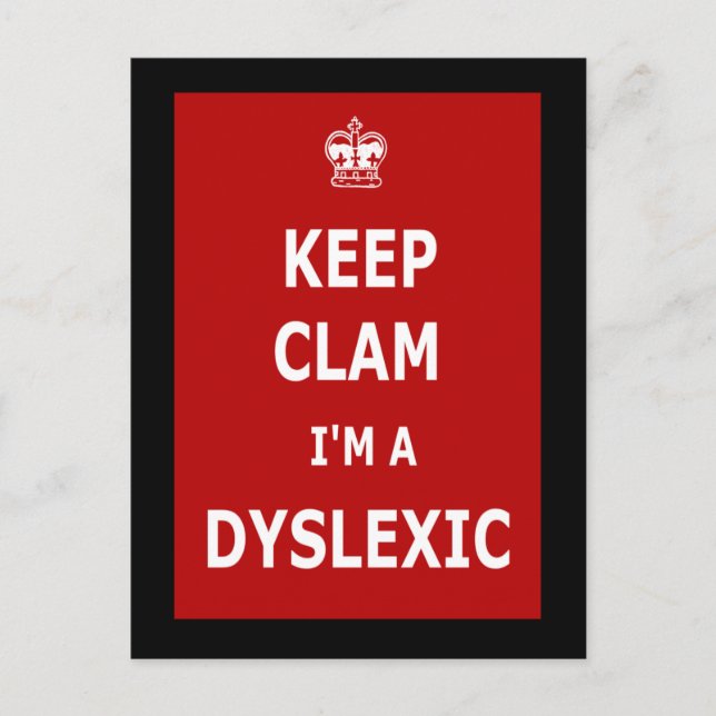 Offensive keepcalmandcarryon postcard (Front)