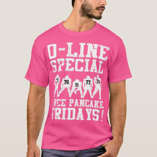 Offensive Line Football Lineman Funny T-Shirt