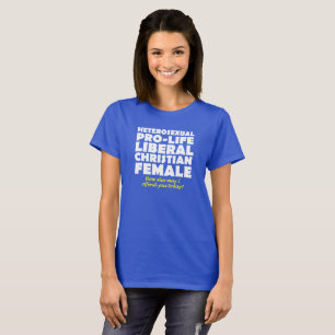 Offensive Prolife Female Christian Shirt Humor