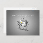 OFFER WHATEVER LIGHT YOU CAN by Sandra Boynton Postcard (Front/Back)