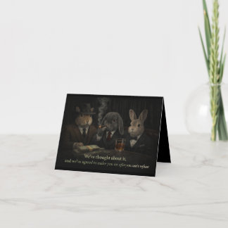 Offer you can't refuse thank you card