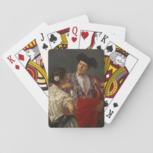 Offering Panal to the Bullfighter  Mary Cassatt Playing Cards