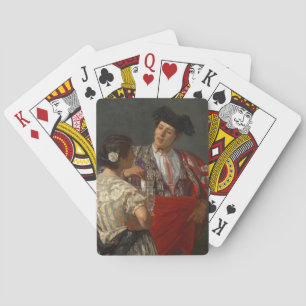 Offering Panal to the Bullfighter Mary Cassatt Poker Cards