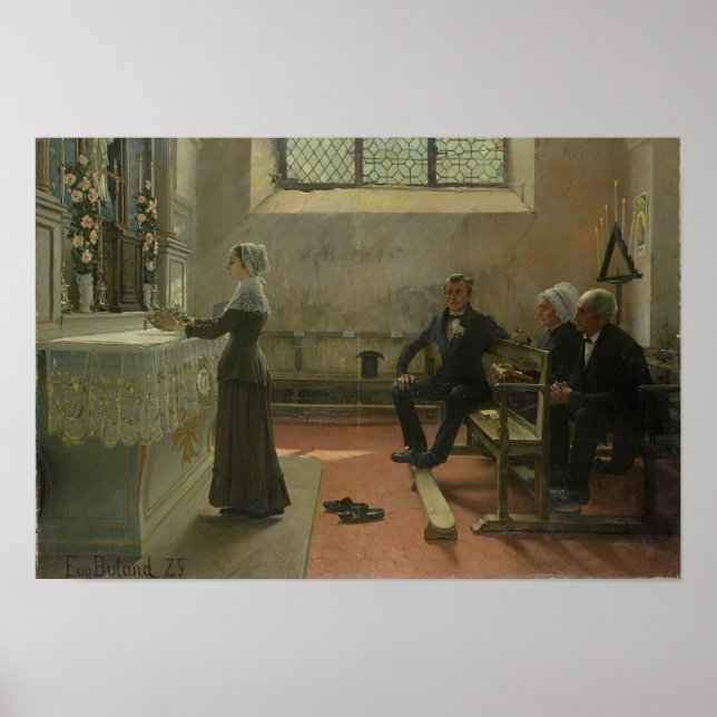 Offering to the Virgin the Day After the Poster (Front)