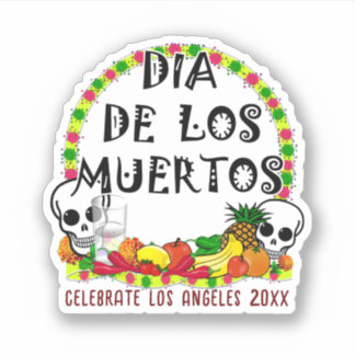 Offerings For Dia De Los Muertos Sticker