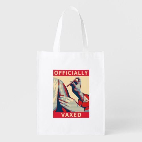 Offically Vaxed Grocery Bag