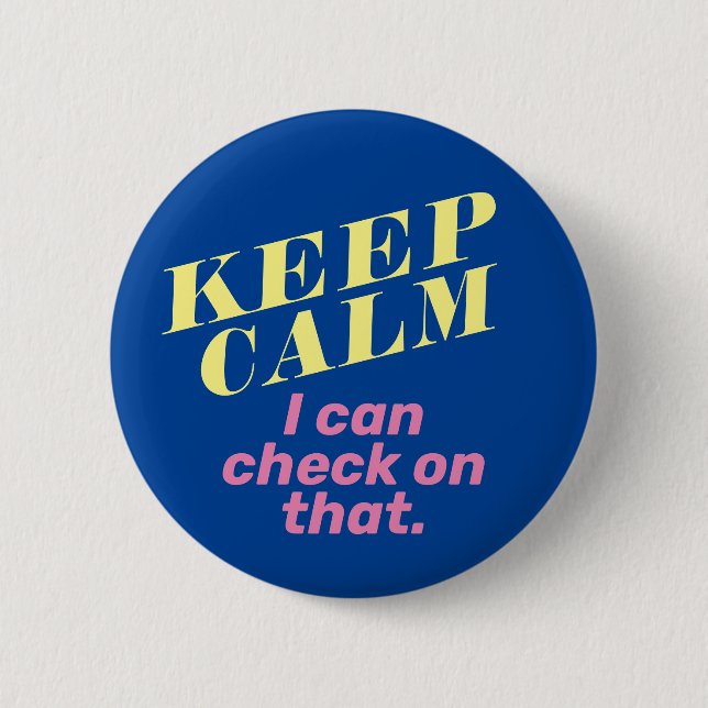 Office | Admin | Security Professionals Gift  Button (Front)