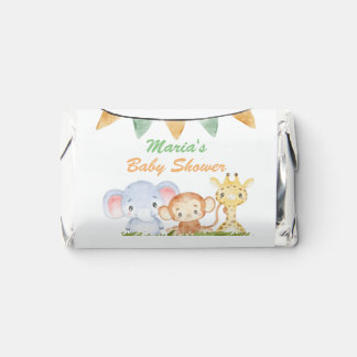 Office Baby Shower Animal Jungle Safari  Hershey's Miniatures