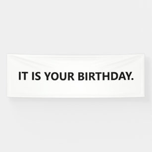 Office Birthday Banner It is your birthday