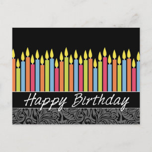 Office Birthday Card with Candles