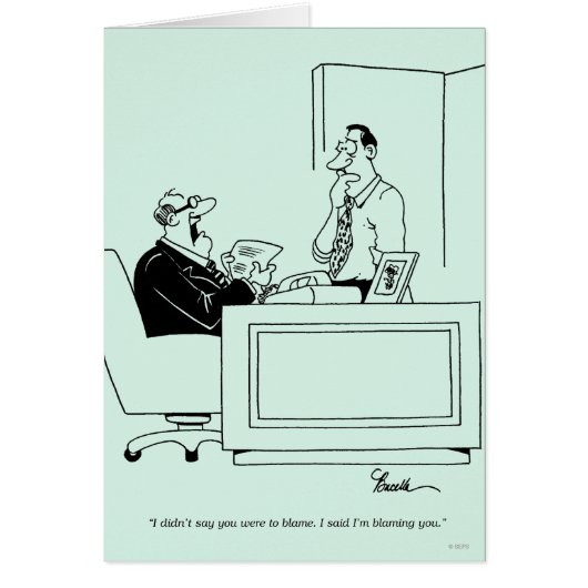 Office Blame Cards (Front)