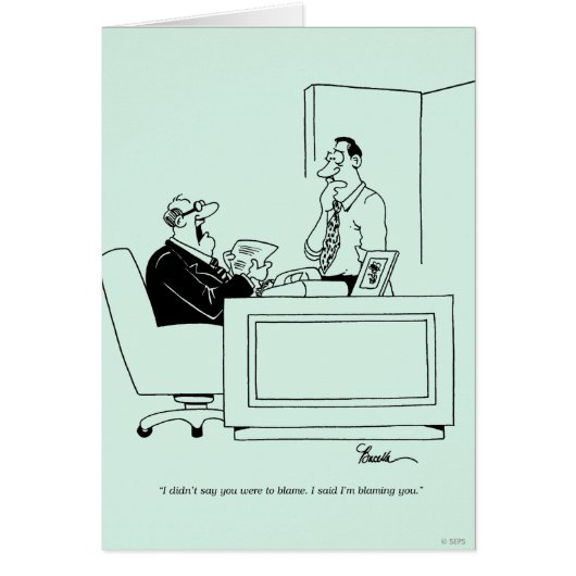 Office Blame Cards (Front)
