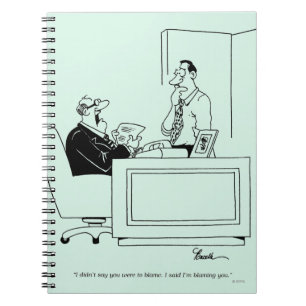 Office Blame Notebook