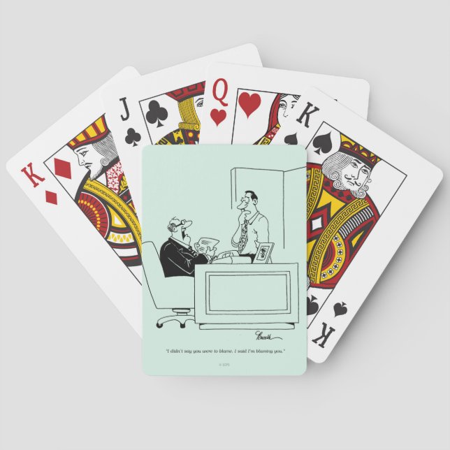 Office Blame Poker Cards (Back)