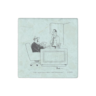 Office Blame Stone Magnet