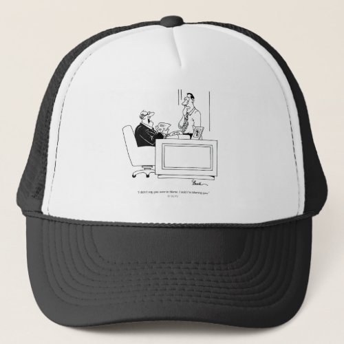 Office Blame Trucker Hat