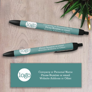 Office Business Logo 3 lines Text Can Edit Color Pen