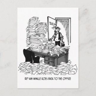 Office Cartoon 2146 Postcard