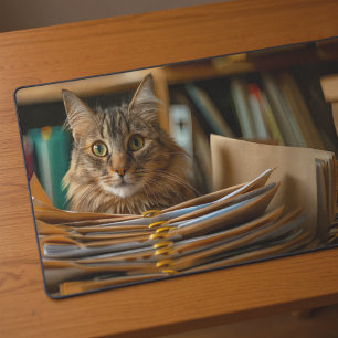 Office Cat Desk Mat