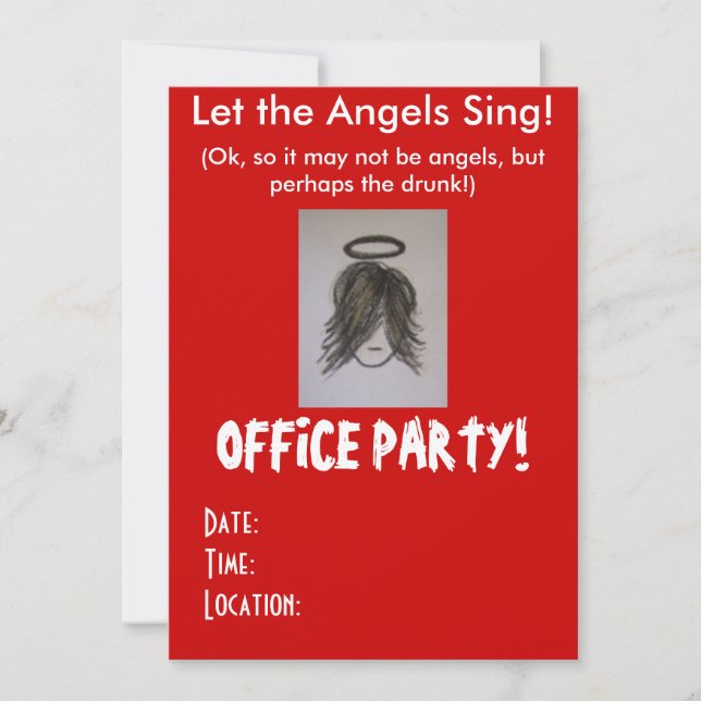 Office Christmas Party Invitations (Front)