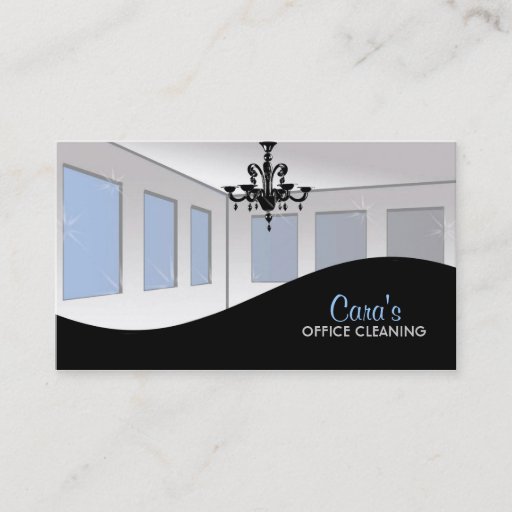 Customizable Office Cleaning Business cards