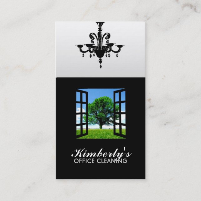 office cleaning business cards (Front)