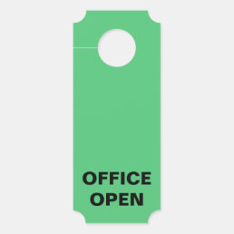 Office Closed or Open  Door Hanger