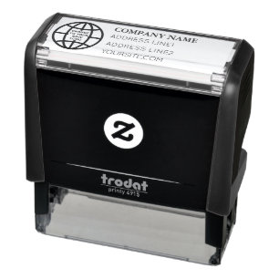 OFFICE COMPANY LOGO SELF-INKING STAMP