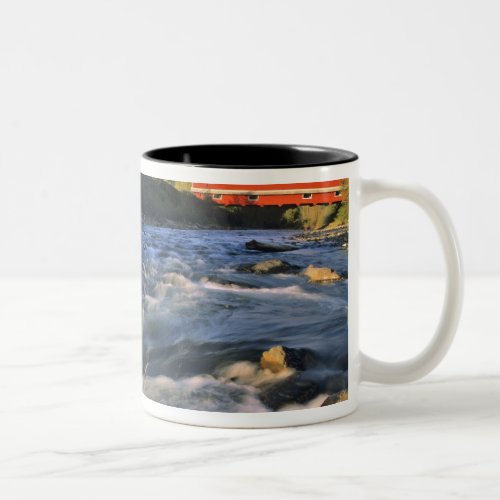Office Covered Bridge the longest in Oregon at Two_Tone Coffee Mug