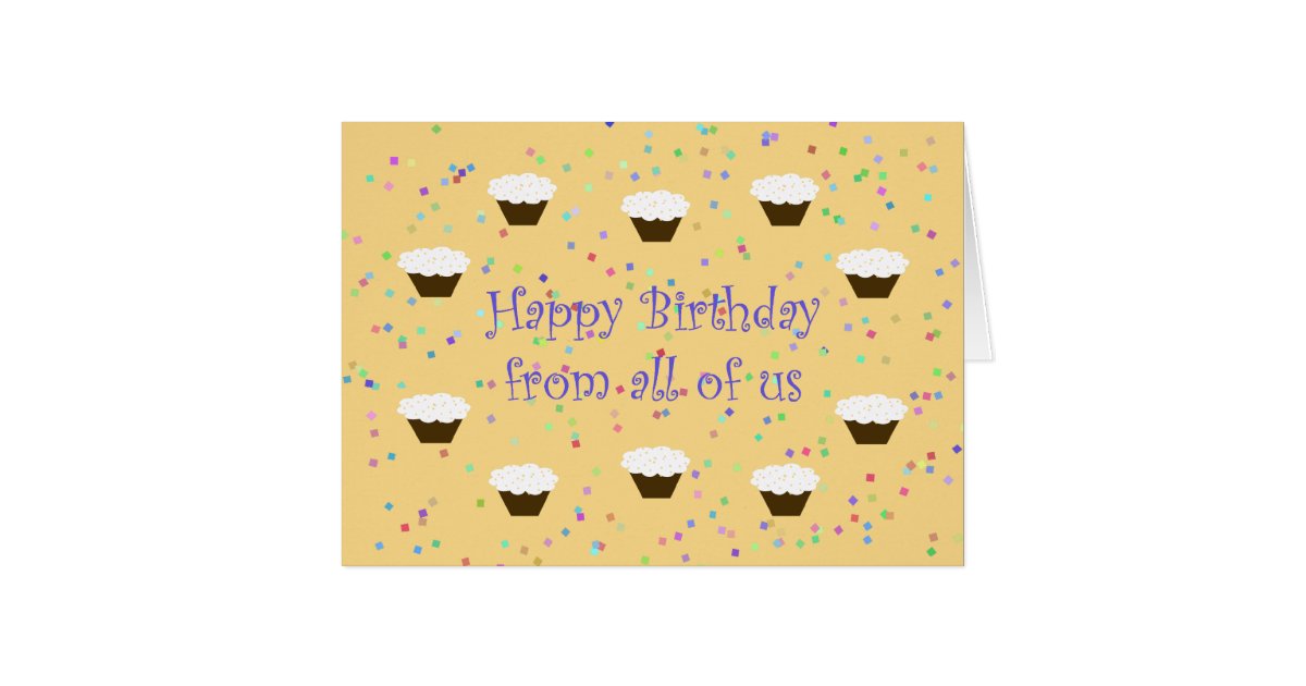 office coworker birthday card from group zazzle