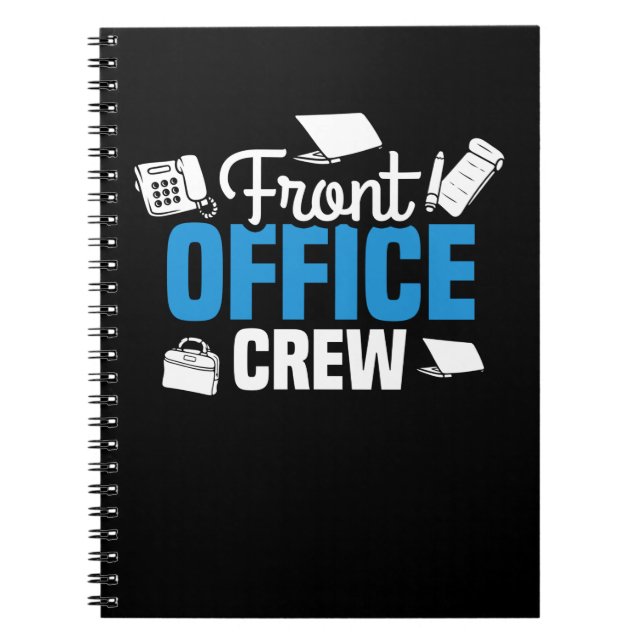 Office Crew Front Office Manager Notebook (Front)