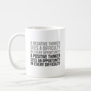 Office Decor Ideas A Positive Thinker Coffee Mug